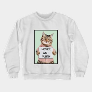 Never Not Funny Crewneck Sweatshirt